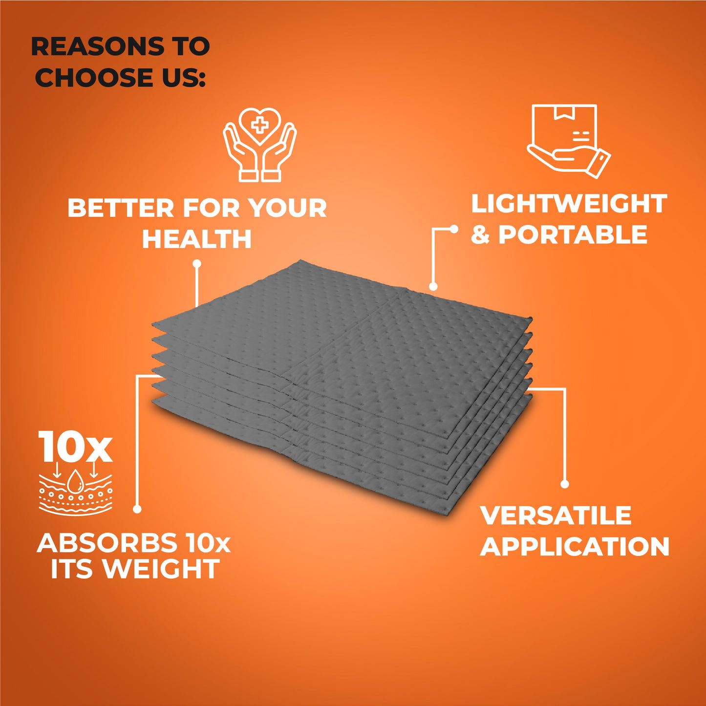 GP-9000 Greenwipes® Sorbpad™ Universal Absorbent Pad
