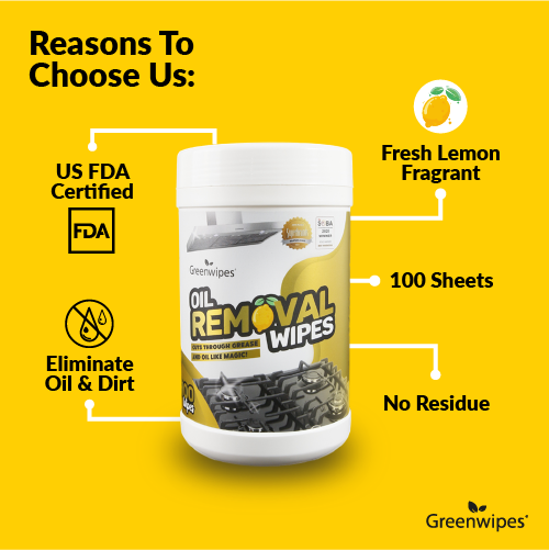 Greenwipes Kitchen Oil Removal Wipes