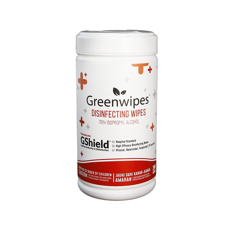 MD-7030-200 Greenwipes Disinfectant Wipes (70% Alcohol)
