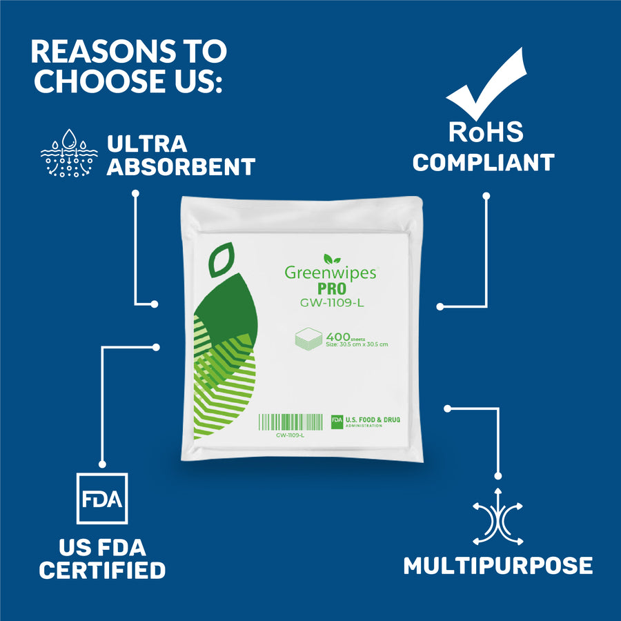 Greenwipes® GW-1109 - PRO Cleanroom Wipes