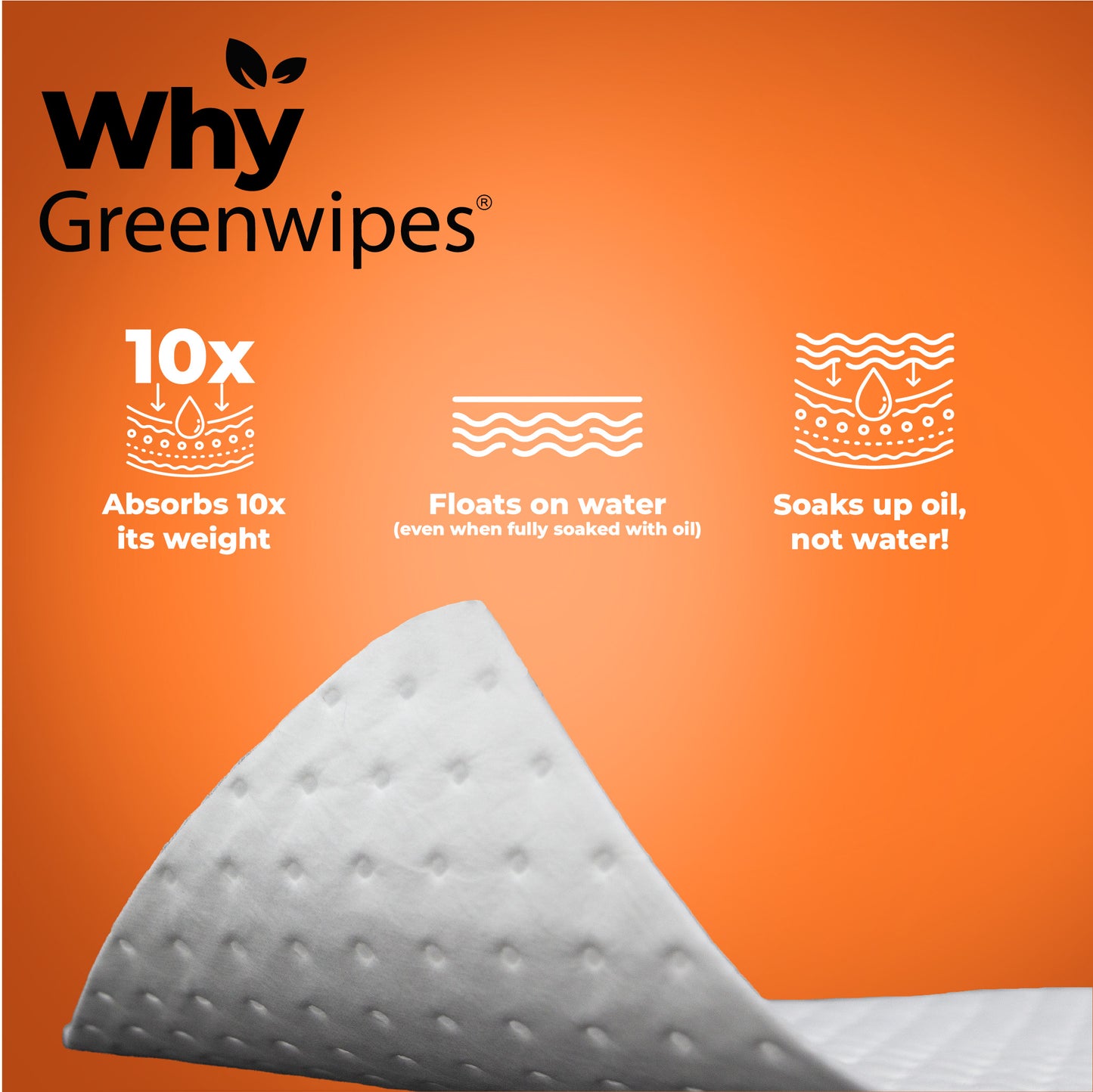 GP-7000 Greenwipes® Sorbpad™ Oil Absorbent Pad