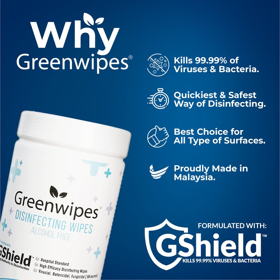 MD‑7050‑200 Greenwipes Disinfectant Wipes (Alcohol Free)