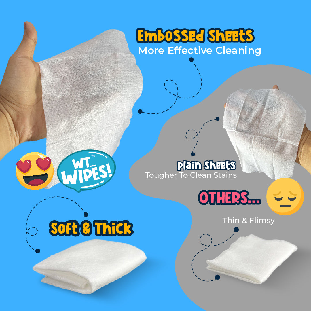 Wiggle Tickle WT Wipes - 80 Sheets