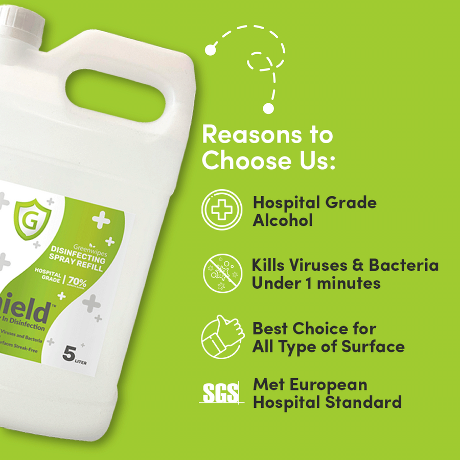 Greenwipes® MD-7030-S-R5L Alcohol Liquid Refill (5L)